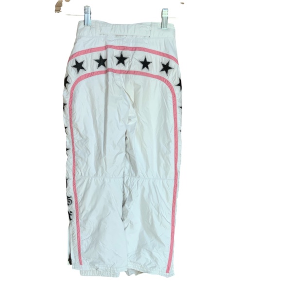 JSX SKI WEAR OUTFIT SZ 6 WHITE AND PINK WITH STARS - Picture 8 of 9